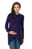 70027 SWETER STÓJKA DO KARMIENIA CIĄŻA FIOLET
