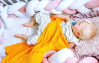 K008 BABY BAMBOO BLANKET YELLOW
