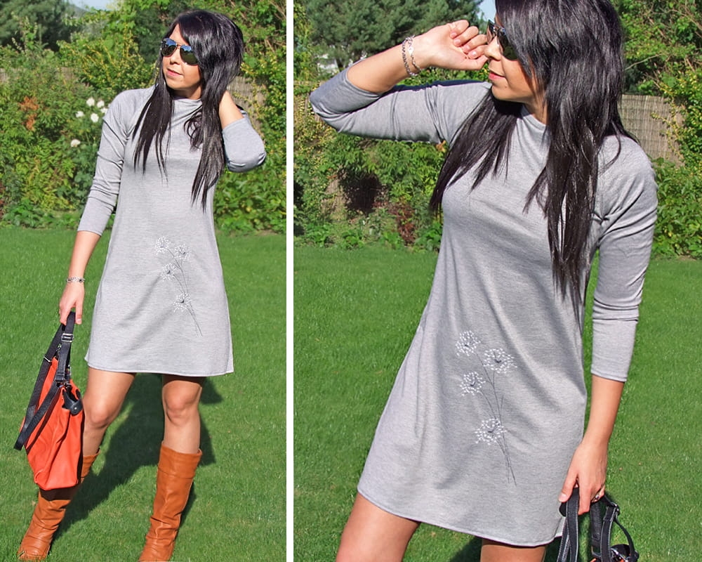 1193 LOOSE CLASSIC DREES CUT "A" DANDELION GREY