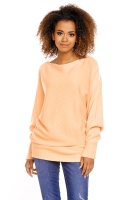70003 LOOSE OVERSIZE BATWING JUMPER APRICOT