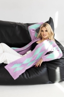 30092 KARDIGAN W ROMBY LILA